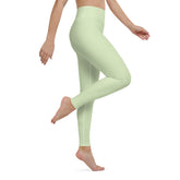Lime Cream Yoga Leggings